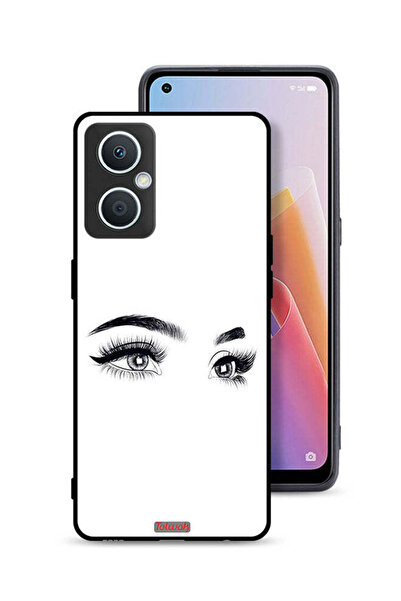 Tolwak غطاء حماية لهاتف Oppo A96 5G (الصين) برسومات عيون فنية