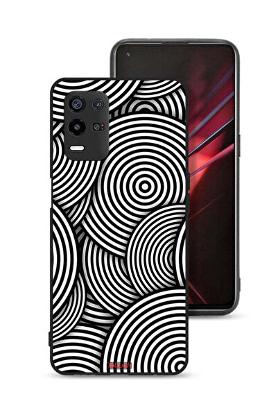 Tolwak غطاء حماية لهاتف Oppo K9x بنمط دوائر وهمية