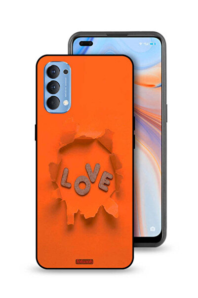Tolwak Oppo Reno4 4G Protective Case Cover Love