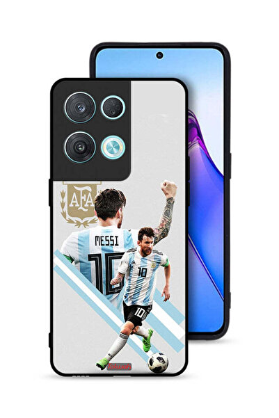 Tolwak غطاء حماية لهاتف Oppo Reno8 Pro 5G برسومات ليو ميسي