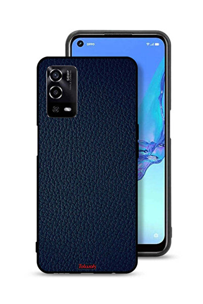 Tolwak غطاء حماية جلدي بنمط لهاتف Oppo A55 4G