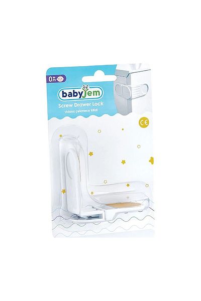 MBB ETİCARET Babyjem Screwless Drawer Lock 080