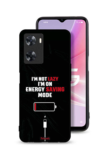 Tolwak غطاء حماية لهاتف Oppo A77s أنا لست كسولاً، أنا في وضع توفير الطاقة