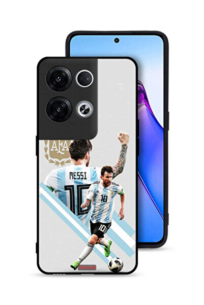 Tolwak غطاء حماية لهاتف Oppo Reno8 Pro Plus 5G برسومات ليو ميسي
