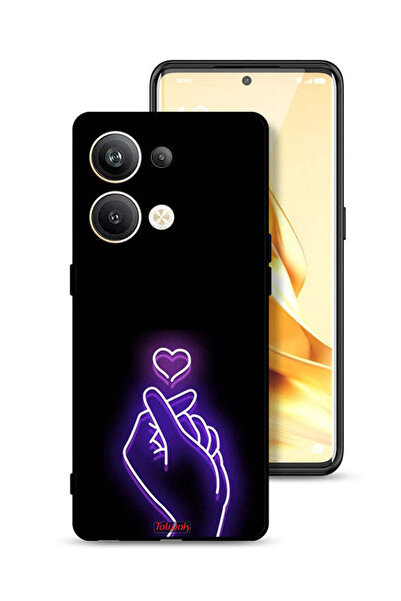 Tolwak غطاء حماية لهاتف Oppo Reno9 Pro Plus 5G بتصميم قلب صغير