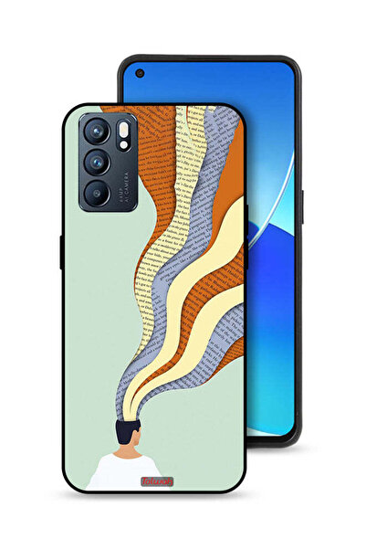 Tolwak غطاء حماية Oppo Reno6 5G - تصميم فني لبيانات العقل