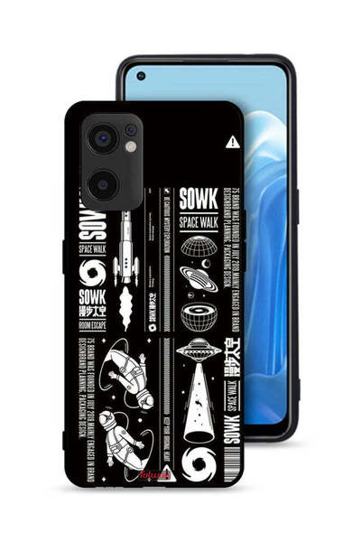 Tolwak Oppo Reno7 SE 5G Protective Case Cover Sowk Space Walk Sticker