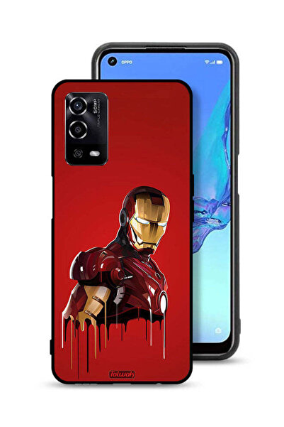 Tolwak غطاء حماية لهاتف Oppo A55 4G برسومات الرجل الحديدي