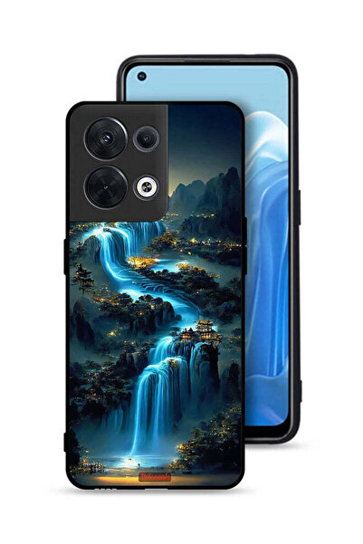 Tolwak غطاء حماية لهاتف Oppo Reno8 5G بتصميم شلال