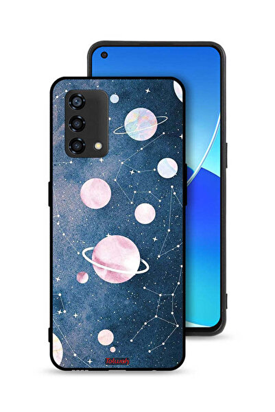Tolwak غطاء حماية لهاتف Oppo A95 4G ​​برسومات فنية فضائية