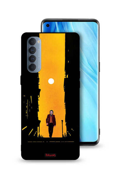 Tolwak غطاء حماية لهاتف Oppo Reno4 Pro 4G بتصميم جوكر، عمل فني رقمي تجريدي