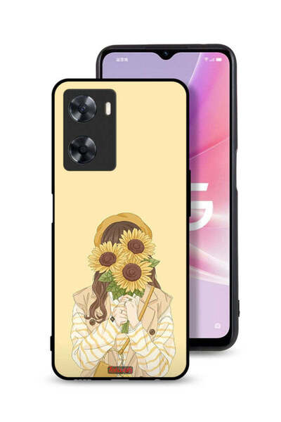 Tolwak غطاء حماية لهاتف Oppo A57s بنقشة عباد الشمس