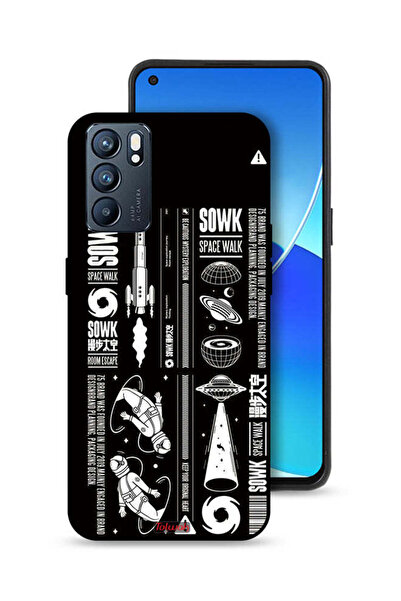 Tolwak غطاء حماية Oppo Reno6 5G ملصق Sowk Space Walk