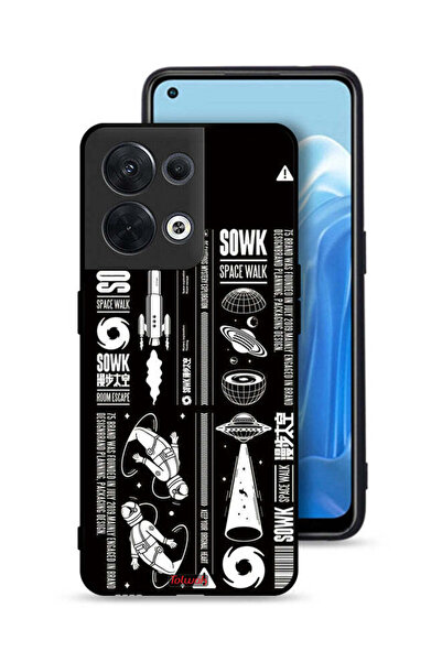 Tolwak غطاء حماية Oppo Reno8 5G ملصق Sowk Space Walk