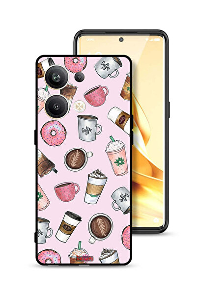 Tolwak غطاء حماية لهاتف Oppo Reno9 Pro Plus 5G برسومات محبي القهوة