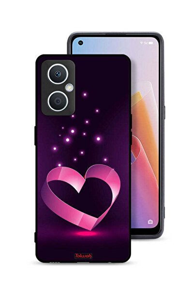 Tolwak غطاء حماية لهاتف Oppo A96 5G (الصين) بتصميم قلب