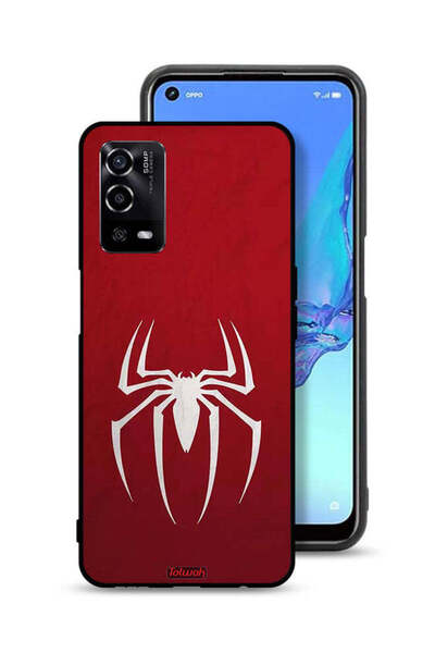 Tolwak Oppo A55 4G Protective Case Cover Spider Icon