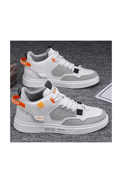 AyShop Casual Casual Style Style Flat Half High Sneakers