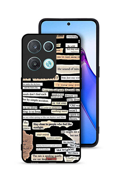 Tolwak غطاء حماية لهاتف Oppo Reno8 Pro 5G بملصقات اقتباسات