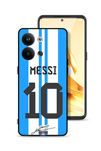 Tolwak غطاء حماية لهاتف Oppo Reno9 Pro 5G بتصميم Messi 10