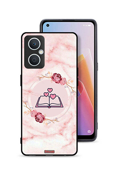 Tolwak جراب حماية لهاتف Oppo A96 5G (الصين) بتصميم ثلاثة قلوب على كتاب