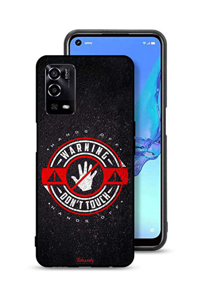 Tolwak Oppo A55 4G Protective Case Cover Warning Do Not Touch