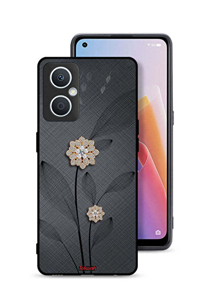 Tolwak غطاء حماية Oppo A96 5G (الصين) برسومات زهور ماسية