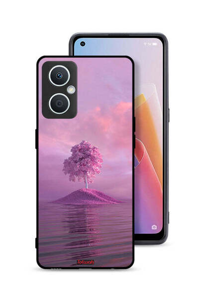 Tolwak غطاء حماية لهاتف Oppo A96 5G (الصين) بتصميم شجرة Unsplash