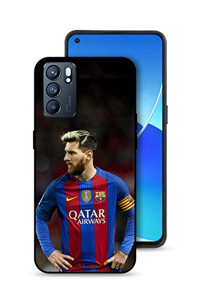 Tolwak غطاء حماية Oppo Reno6 5G ميسي برشلونة