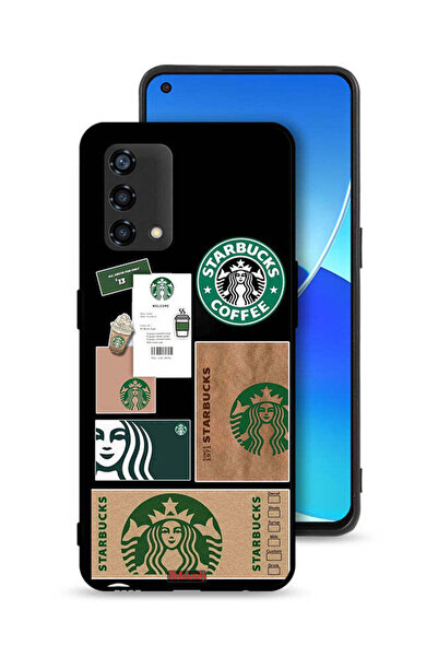 Tolwak غطاء حماية لهاتف Oppo A95 4G ​​بملصق ستاربكس