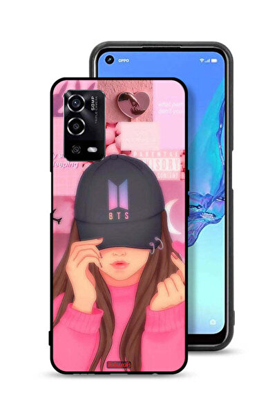 Tolwak غطاء حماية لهاتف Oppo A55 4G بطبعة فتاة سناب