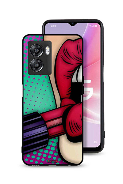 Tolwak غطاء حماية لجهاز OnePlus Nord N300 بلون أحمر الشفاه