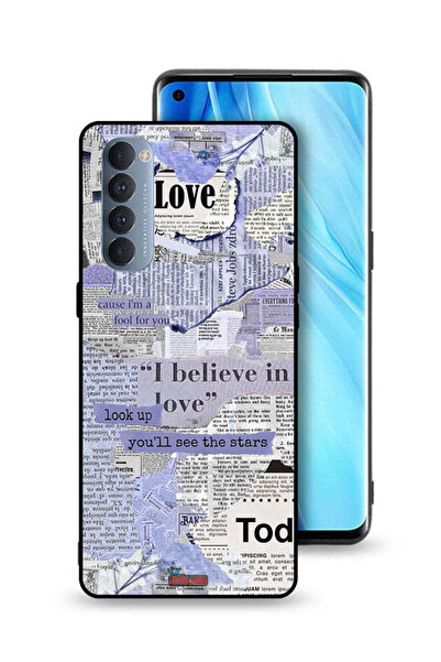 Tolwak غطاء حماية لهاتف Oppo Reno4 Pro 4G - قطع من الصحف