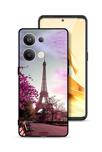Tolwak غطاء حماية لهاتف Oppo Reno9 Pro Plus 5G بتصميم برج إيفل