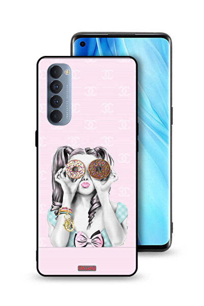 Tolwak غطاء حماية لهاتف Oppo Reno4 Pro 4G يحمل قطعتين من الدونات