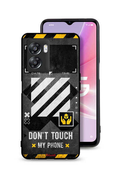 Tolwak Oppo A57 5G Protective Case Cover Do Not Touch My Phone
