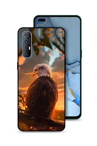 Tolwak غطاء حماية لهاتف Oppo Reno3 Pro 4G بتصميم النسر