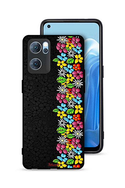 Tolwak غطاء حماية لهاتف Oppo Reno7 5G بتصميم زهور