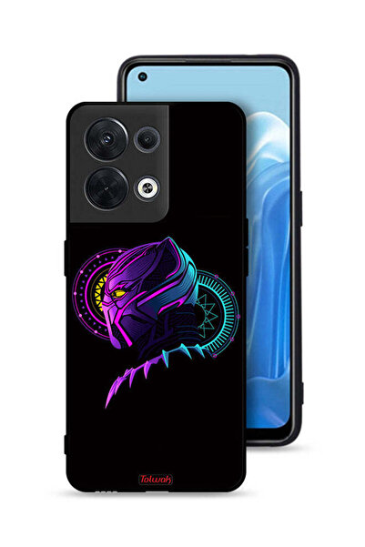 Tolwak غطاء حماية لهاتف Oppo Reno8 5G، رسم فني رقمي بسيط عالي الدقة