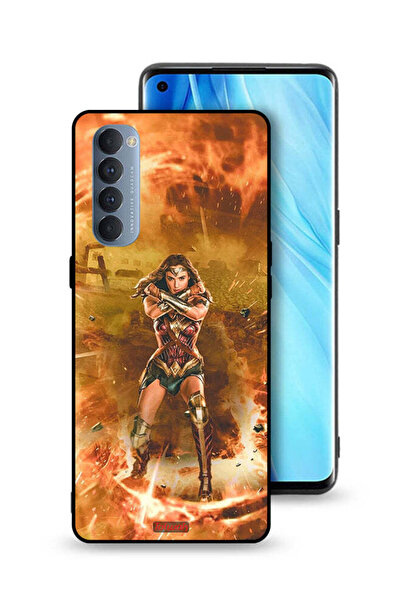 Tolwak غطاء حماية لهاتف Oppo Reno4 Pro 4G - Wonder Women