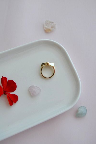 Sacce Scarves&Accessories Zircon Stone Eye Figured Pinky Ring – Nazar Model