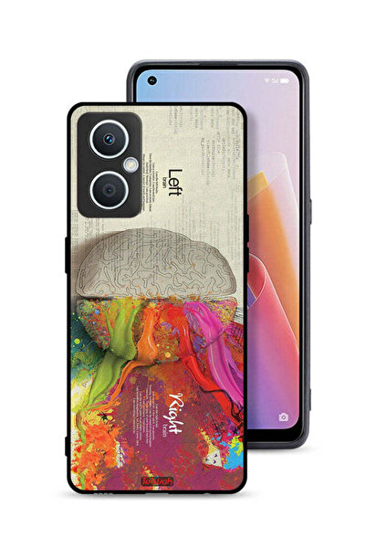 Tolwak غطاء حماية لهاتف Oppo A96 5G (الصين) - عمل فني تجريدي لعلم الدماغ