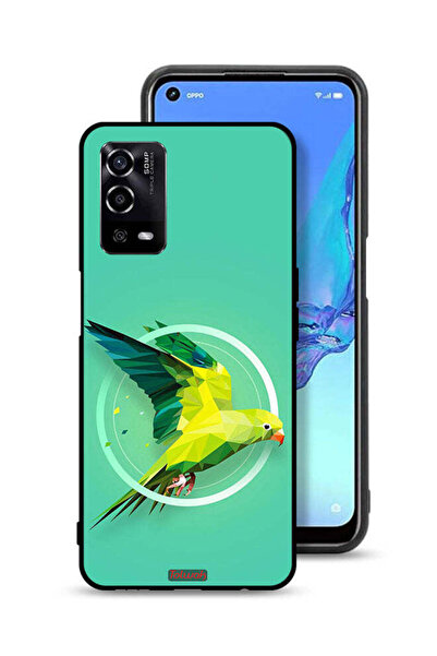 Tolwak غطاء حماية لهاتف Oppo A55 4G بطبعة فن تجريدي ببغاء