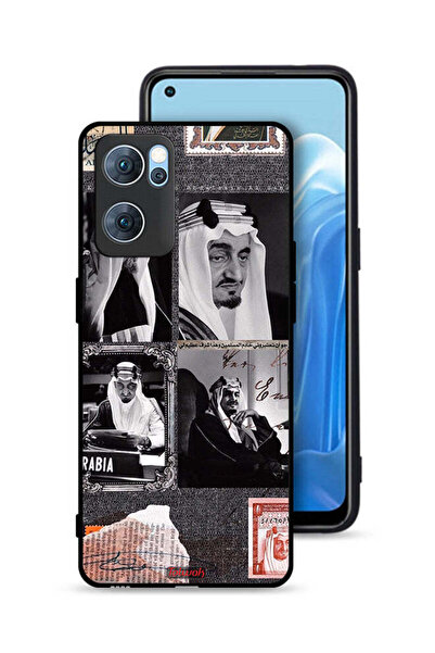 Tolwak غطاء حماية Oppo Reno7 5G، ملصق الملك فيصل العتيق