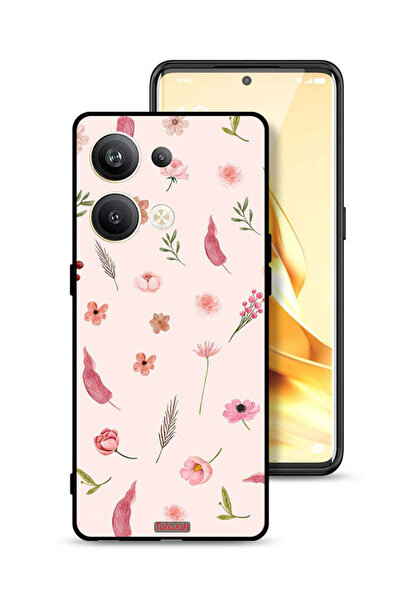 Tolwak غطاء حماية لهاتف Oppo Reno9 Pro Plus 5G بنقشة أوراق وورود