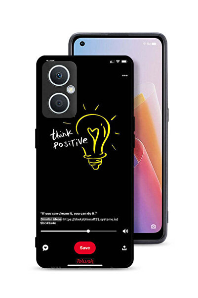 Tolwak غطاء حماية لهاتف Oppo A96 5G (الصين) Think Positive