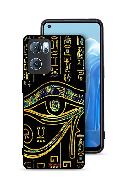 Tolwak غطاء حماية لهاتف Oppo Reno7 5G بتصميم عين فنية