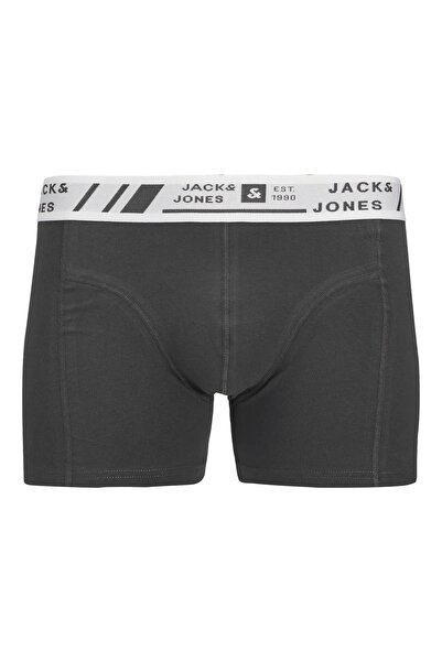Jack & Jones J&J Acangus Boxer Trunks 3 Pack Asphalt Blue Navy Blue