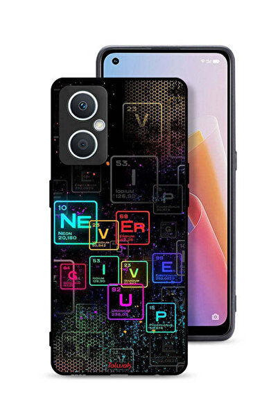 Tolwak جراب حماية Oppo A96 5G (الصين) بتصميم Never Give Up Art