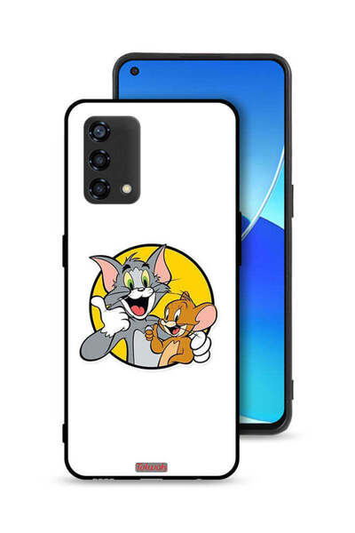 Tolwak جراب حماية Oppo Reno6 Lite بتصميم توم وجيري